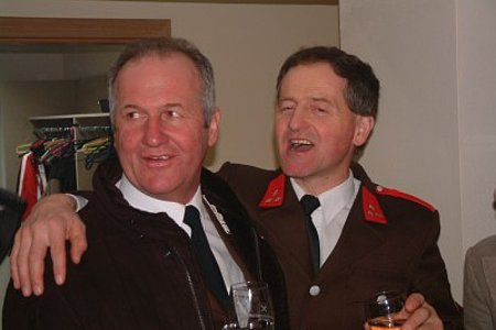 Günter und Franz beim "Panzerlied"