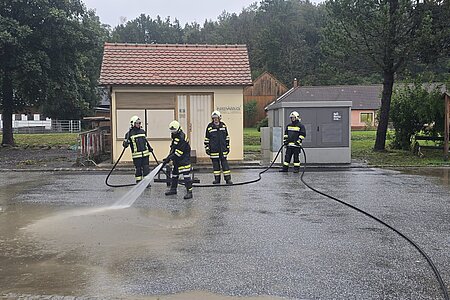 Unsere Kameraden beim Unterstützungseinsatz in Thaua